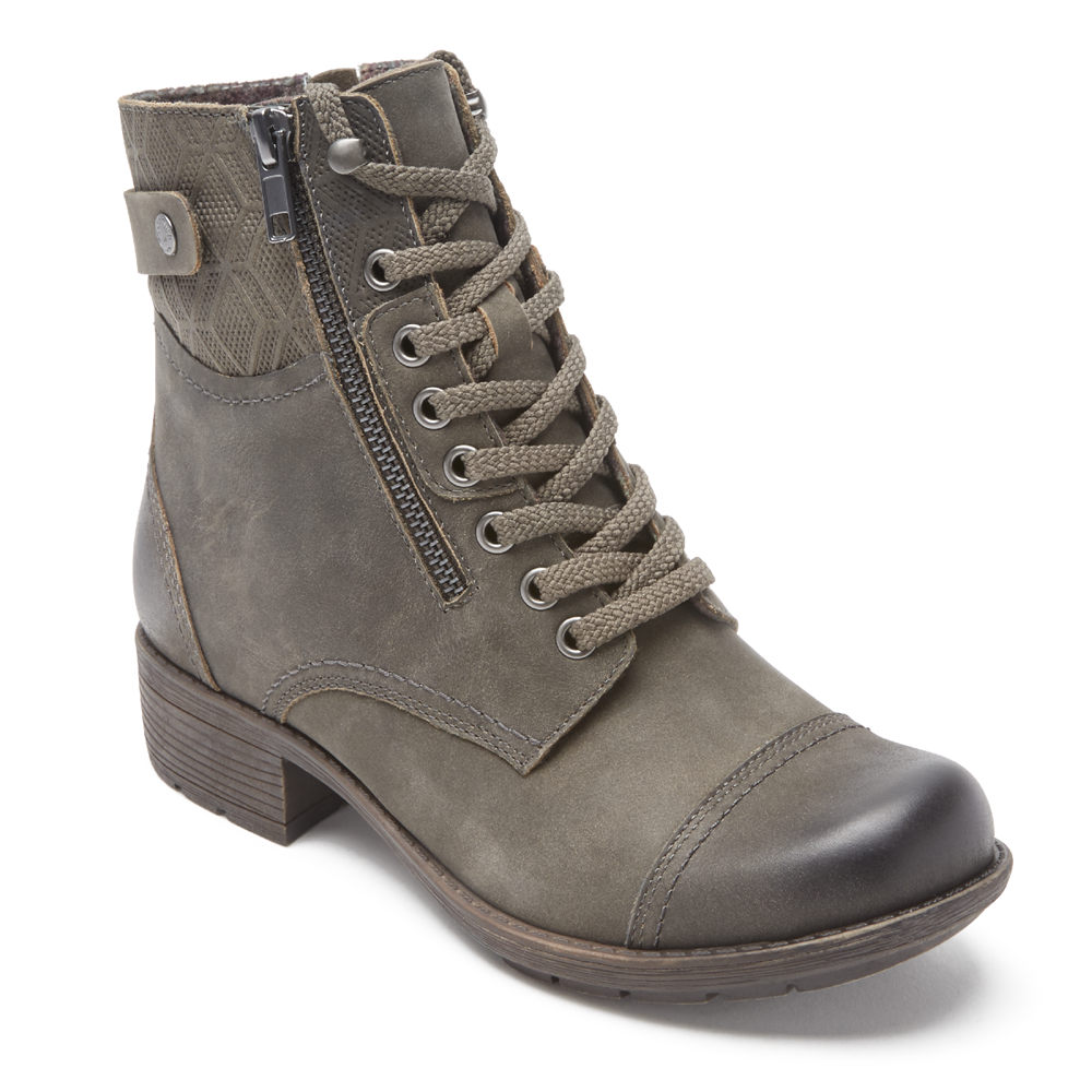 Botas Rockport Mulher Cinzentas - Cobb Hill Alessia Bethany 2 - 56421DRBA